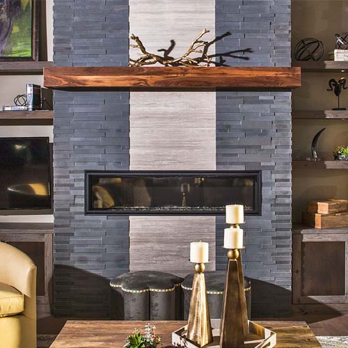 Basalt Fireplace Surround Ledge Stone
