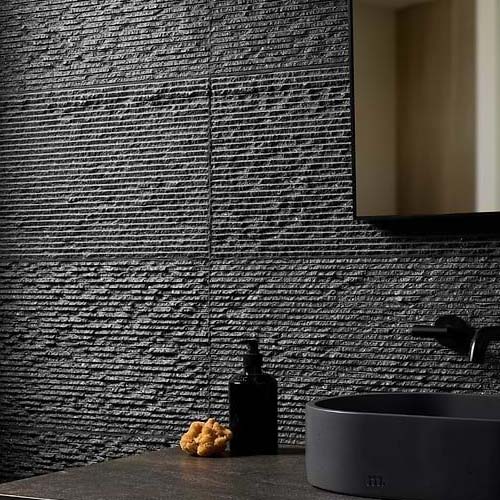 Basalt Ledge Stone for Bathroom Walls
