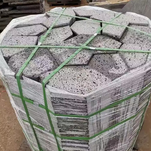 outdoor irregular basalt crazy paver