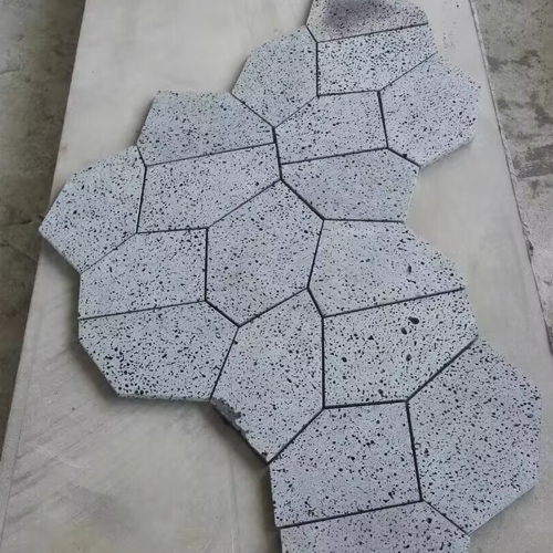 weather resistant basalt crazy paver