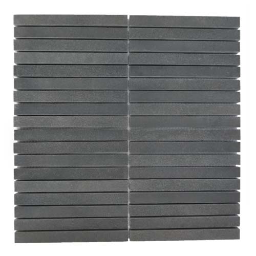 natural split basalt mosaic for bathroom floor
