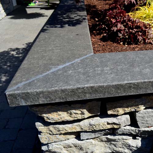 Basalt Stone Wall Caping Project Application
