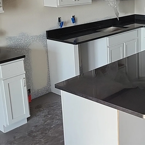 Wholesale Black Granite Kitchen Countertop With Custom Edge Detail Export Worldwide