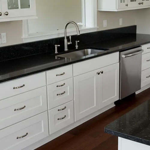 black granite countertops for cabinet makers