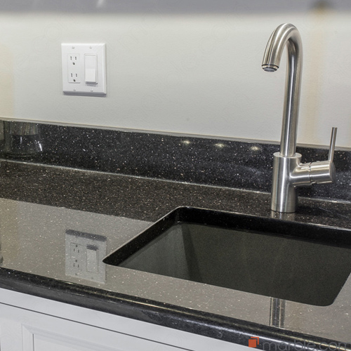 black galaxy granite countertops
