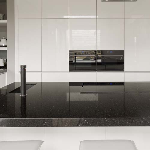 black granite countertop edge profile